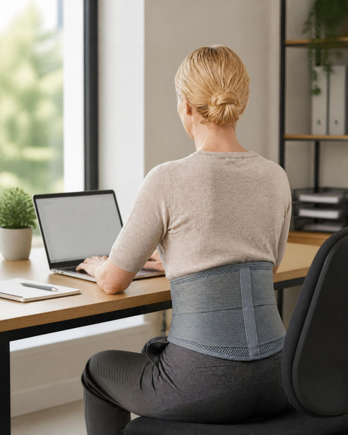 Ländryggsbälte för sittande - Stabil Posture
