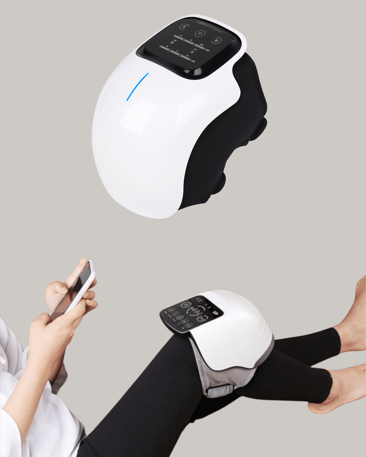 Värmande knä- och axelmassage - Stabil Posture