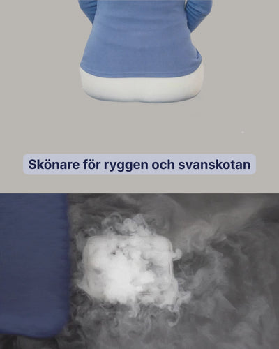 Avlasta rygg och svanskota med Ergonomisk Gel Sittdyna - Stabil Posture