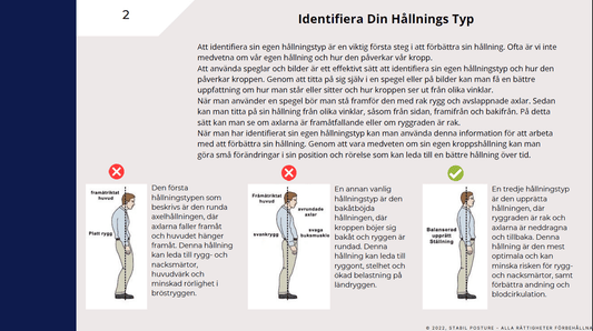 Förbättra Hållningen Guide PDF - Stabil Posture